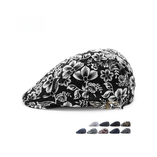 Lightweight Unisex Beret Hat for Sun Protection - Breathable Outdoor Summer Cap