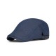 Unisex Denim Beret Hat Adjustable Casual Style for Men and Women