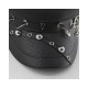 Punk Style Leather Beret with Studs - Slimming Navy Peaked Cap
