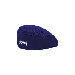 Mesh Beret Hat for Women and Men - Lightweight Vintage Style with Letter Print