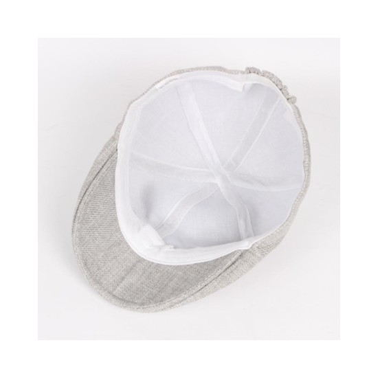 Classic Retro Summer Duckbill Cap for Men and Women - Breathable Linen Beret with Style