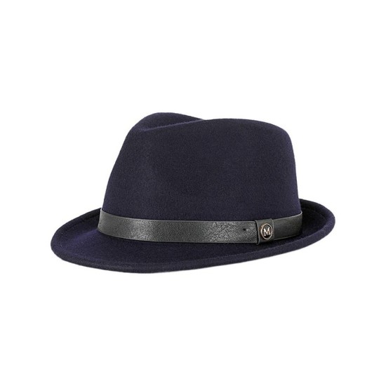 Wool Felt Cloche Hat | Vintage French Beret Style with Rolled Brim