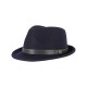 Wool Felt Cloche Hat | Vintage French Beret Style with Rolled Brim