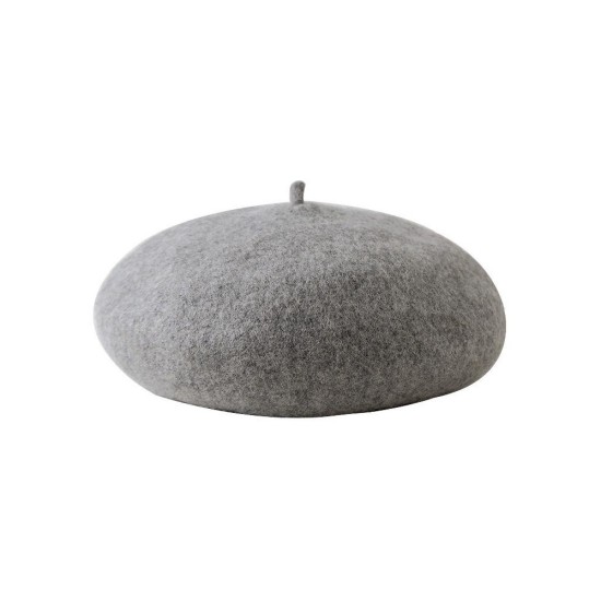 Wool Beret Hat for Women - Vintage Artist Cap with Classic Style