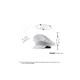 Silver Sequin Rhinestone Navy Cap Bride Headwear Oversized Fit Unisex Flat Top Beret for Women Men Autumn Winter