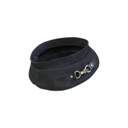 Metal Buckle Beret Hat for Women - Windproof Artist Cap with Leather Accent, Warm Octagonal Sailor Hat, Stylish Painter Beret