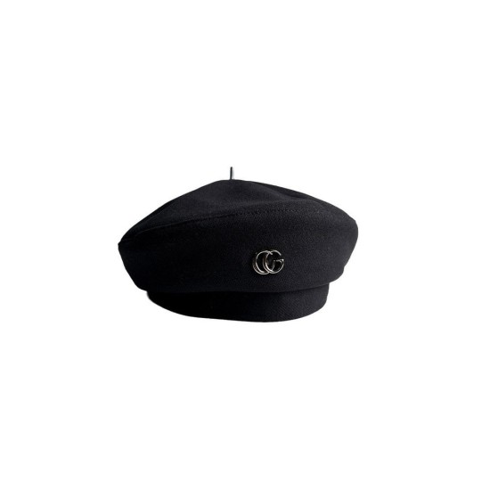 Beret Hat Women Vintage Classic Beret Cap Autumn Winter Fashionable Slim Face Style Retro Artist Hat