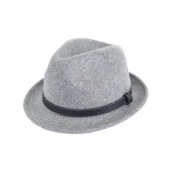 Classic Wool Felt Cloche Hat | Short Brim Fedora for Men and Women