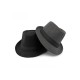 Classic Wool Fedora Hat for Men - Timeless Autumn Winter Style
