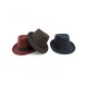 Classic Wool Fedora Hat for Men - Timeless Autumn Winter Style