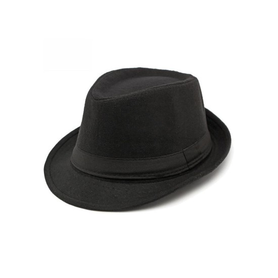 Classic Wool Fedora Hat for Men - Timeless Autumn Winter Style