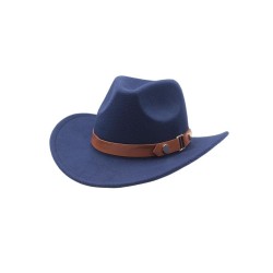 Wool Felt Fedora Hat for Men and Women - Classic Style with Curved Brim