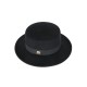 Wool Felt Fedora Hat | Classic Style Flat Top Winter Cap