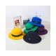 Wool Felt Fedora Hat | Classic Style Flat Top Winter Cap