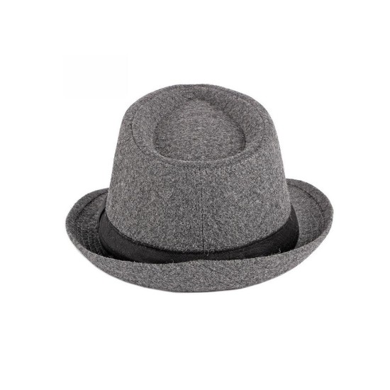 Fashionable Wool Fedora Hat for Women - Classic Black Casual Style