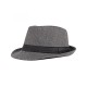 Fashionable Wool Fedora Hat for Women - Classic Black Casual Style