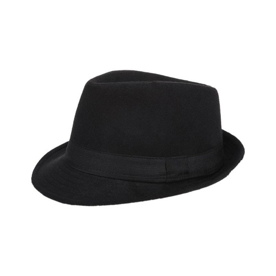 Men's Wool Felt Fedora Hat for Winter - Classic Style & Warmth
