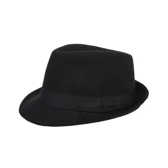 Men's Wool Felt Fedora Hat for Winter - Classic Style & Warmth