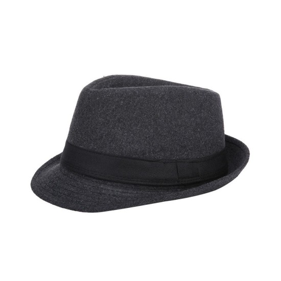 Men's Wool Felt Fedora Hat for Winter - Classic Style & Warmth