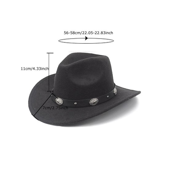 Vintage Wool Fedora Hat | Classic Cowboy Style with Retro Jazz & Boho Flair