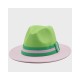 Stylish Wool Felt Fedora Hat | Two-Tone Design for Men & Women | Elegant Wedding & Photography Accessory