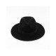 Vintage Wool Felt Fedora Hat | Wide Brim Unisex Jazz Cap for Sun Protection & Performance
