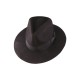 Wool Blend Felt Fedora Hat with Bow for Men - Classic Jazz Style Winter Cap