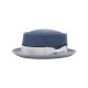 Vintage Wool Felt Fedora Hat for Women | Curved Brim, Flat Top, Elegant Autumn Winter Headwear