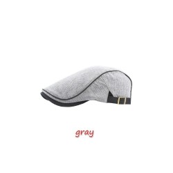 7 Colors Men Flat Cap Ivy Newsboy Hat Driving Visor Adjustable Berets for Men
