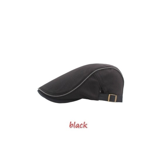 7 Colors Men Flat Cap Ivy Newsboy Hat Driving Visor Adjustable Berets for Men