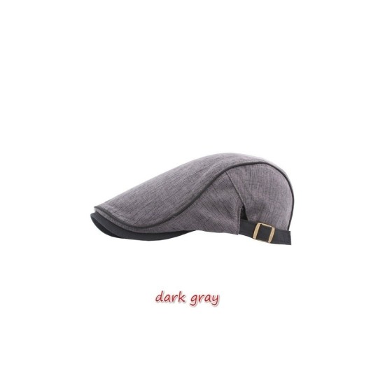 7 Colors Men Flat Cap Ivy Newsboy Hat Driving Visor Adjustable Berets for Men