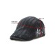 Stylish Unisex Beret Cap, Vintage Print Newsboy Hat, Casual Painter Flat Cap for Men and Women