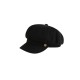 Black Beret Hat for Women | Slouchy Newsboy Cap with Adjustable Fit & Face-Flattering Design