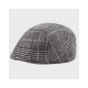 Warm Winter Flat Cap for Men - Classic Wool Blend Newsboy Hat with Brim, Cozy and Stylish Cold Weather Accessory