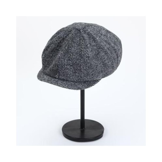 Peaky Blinders Wool Flat Cap | Vintage Newsboy Beret for Men