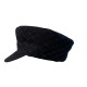 Cotton Newsboy Cap with Mesh Beret Style - Classic Flat Top Hat for Women