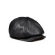 Genuine Leather Flat Cap for Men - Premium Top-Grain Sheepskin Newsboy Hat, Stylish 8-Panel Vintage Design for Middle-Aged & Sen