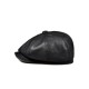 Genuine Leather Flat Cap for Men - Premium Top-Grain Sheepskin Newsboy Hat, Stylish 8-Panel Vintage Design for Middle-Aged & Sen