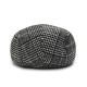 Autumn Winter Men's Herringbone Wool Flat Cap | Retro Gentleman's Casual Newsboy Hat - Warm, Windproof & Stylish