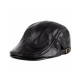 Autumn Winter Genuine Leather Men's Flat Cap | Classic Newsboy Ivy Hat for Middle-Aged & Senior Gentlemen | Casual Style, Thin &