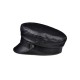 Genuine Leather Cap for Men & Women | Vintage Newsboy Hat with Flat Top & Brim | Stylish Motorcycle Casual Headwear | Retro Desi